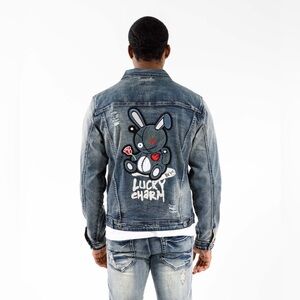Men’s BKYS Lucky Charm Jean Jacket XXL